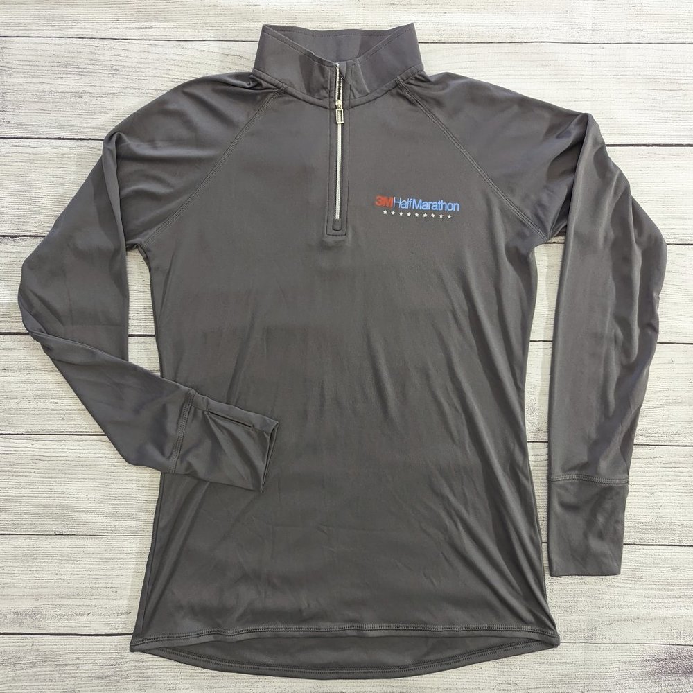 Austin 3M half marathon quarter-zip